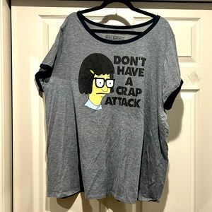 Torrid Fangirl Bobs Burger Tee Size 4